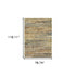 2' X 8' Gold And Slate Abstract Runner Rug